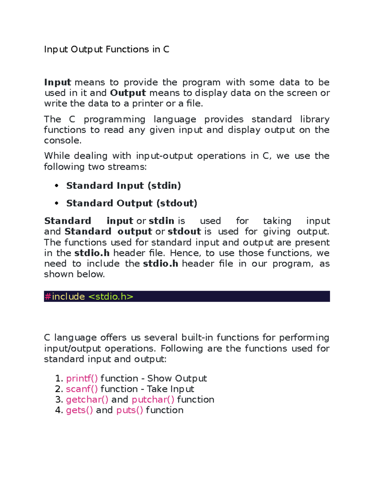 input-output-functions-in-c-input-output-functions-in-c-input-means