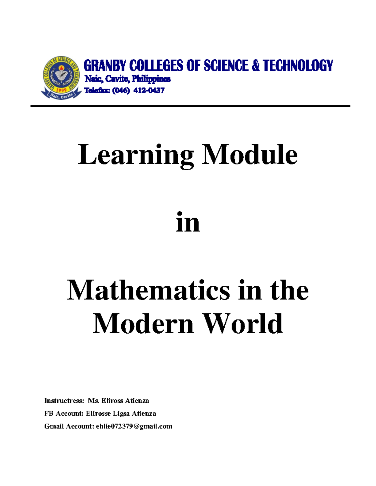 Module in Mathematics in the Modern World - Math of Investment - Studocu