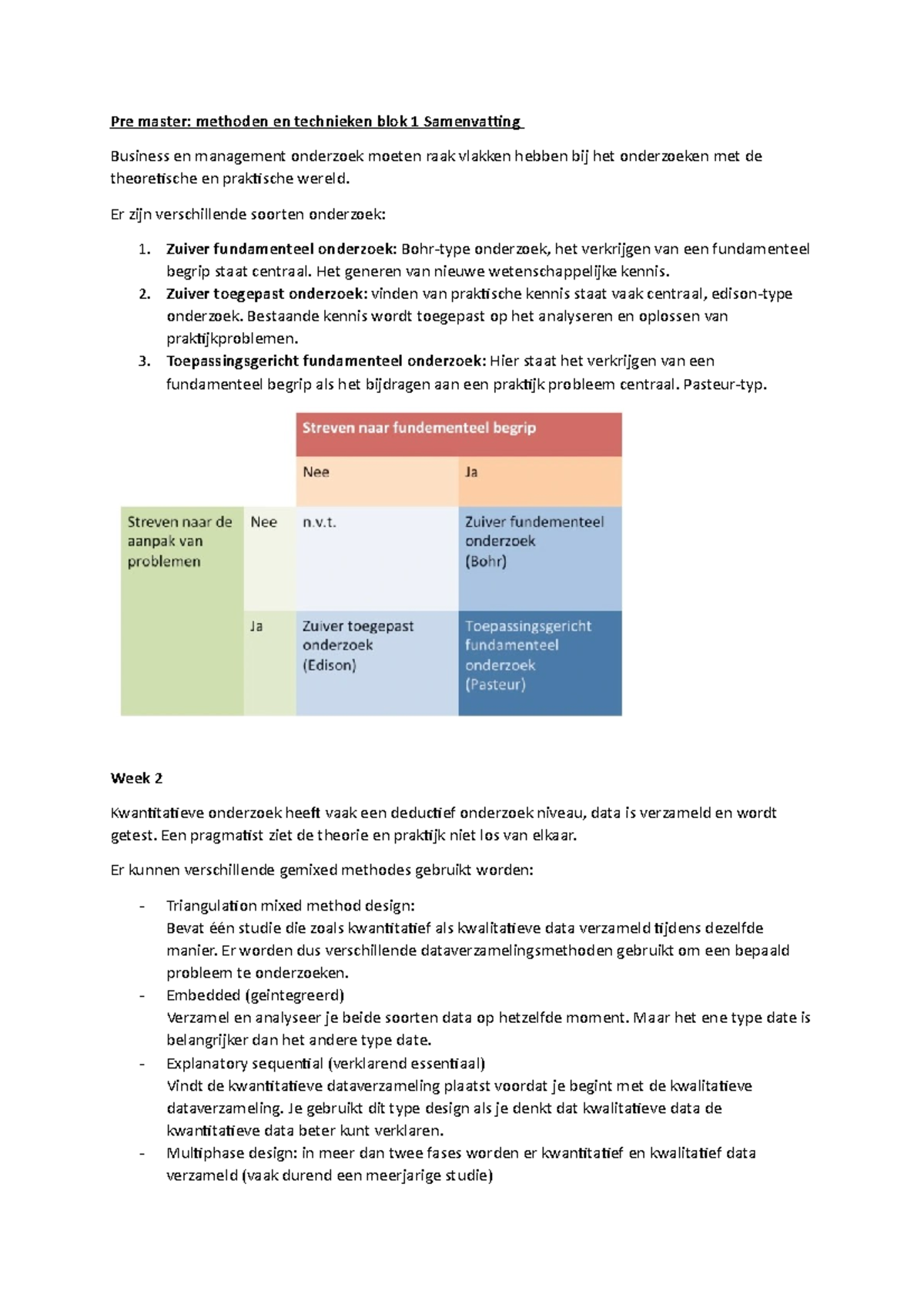 Pre Master Methoden En Technieken Samenvatting - Pre Master: Methoden ...