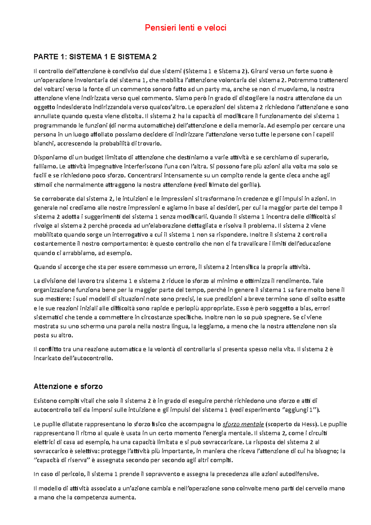 pensieri lenti e veloci pdf
