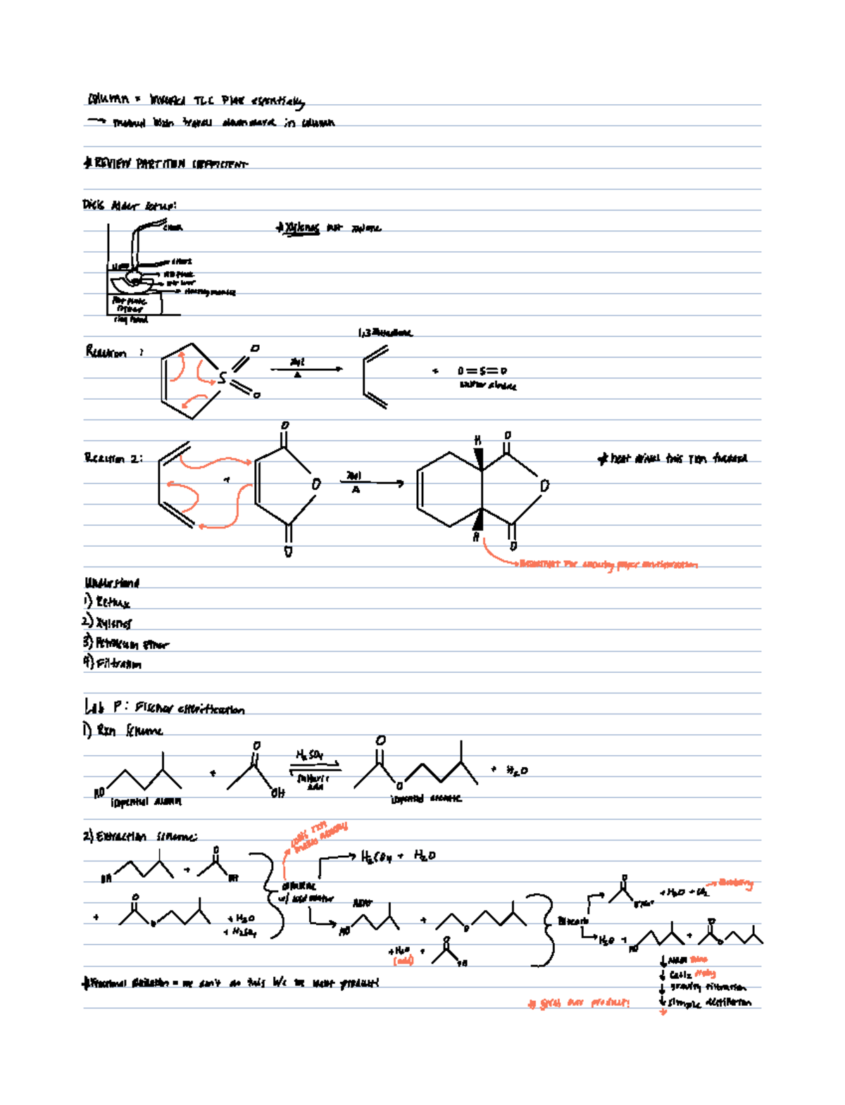 Orgo Lab Exam 2 Review - d'souza sp23 - column inverted TLC ...