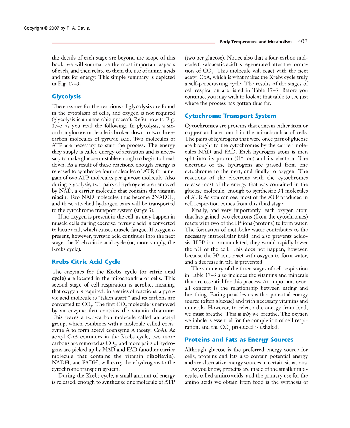 Mammalian Anatomy And Physiology (34) - the details of each stage are