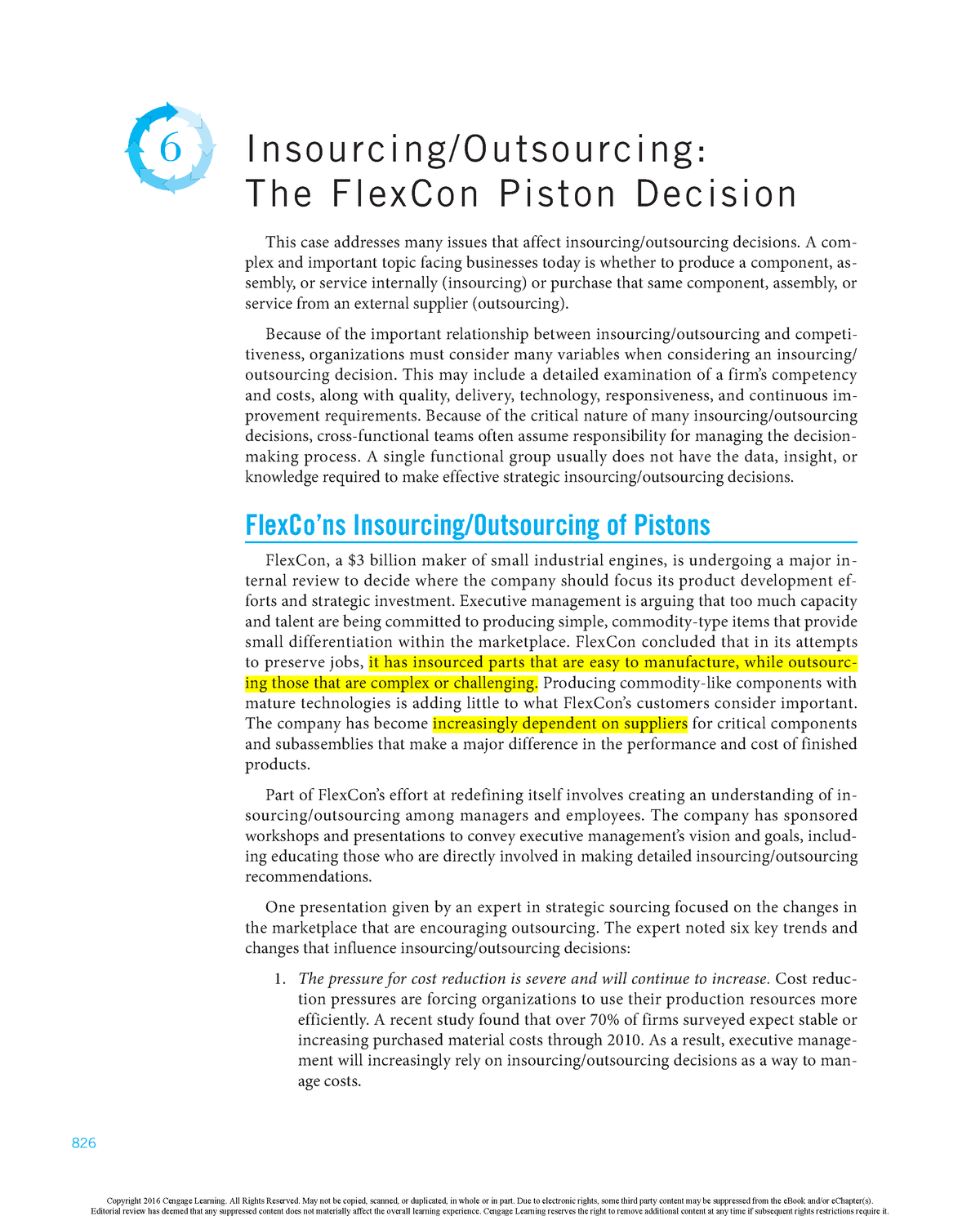 case study of outsource