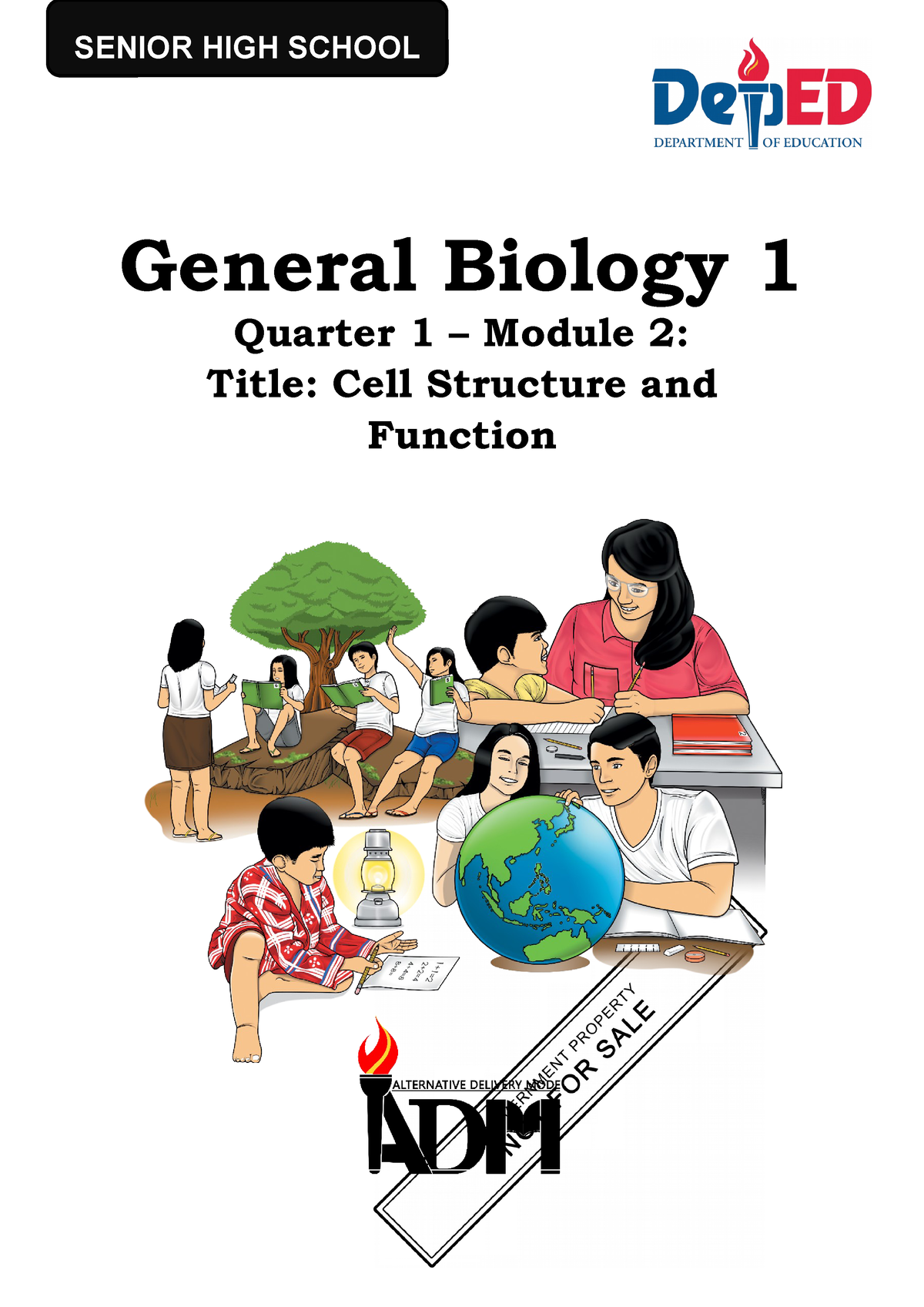 Pdfcoffee General Biology 1 Module 2 General Biology 1 Quarter 1 