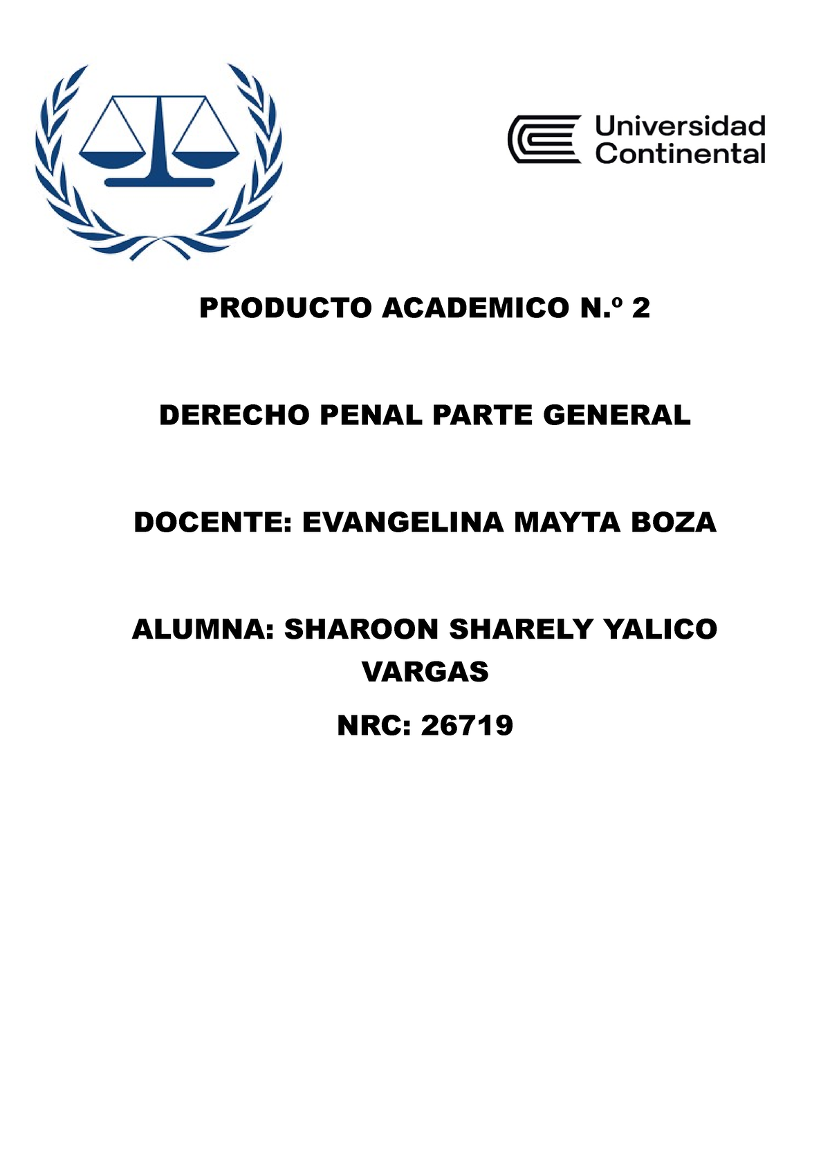 DPPG 2 - INFORME - Introduccion al Derecho - PRODUCTO ACADEMICO N.º 2 ...