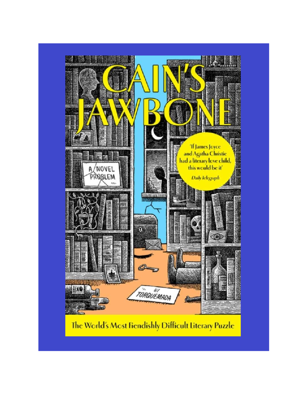 Cain's Jawbone Investigation I sit down alone at the appointed table