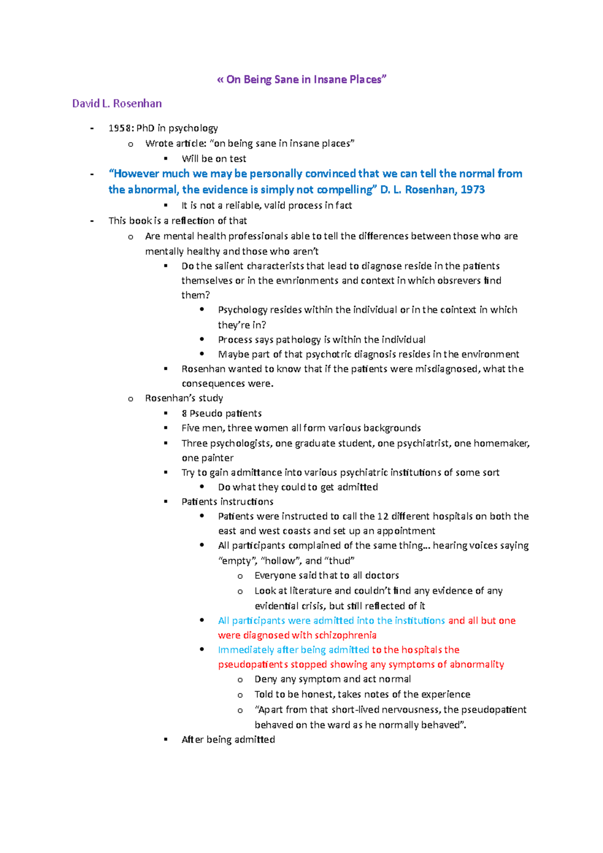 Notes 5 - On Being Sane in Insane Places - « On Being Sane in Insane ...