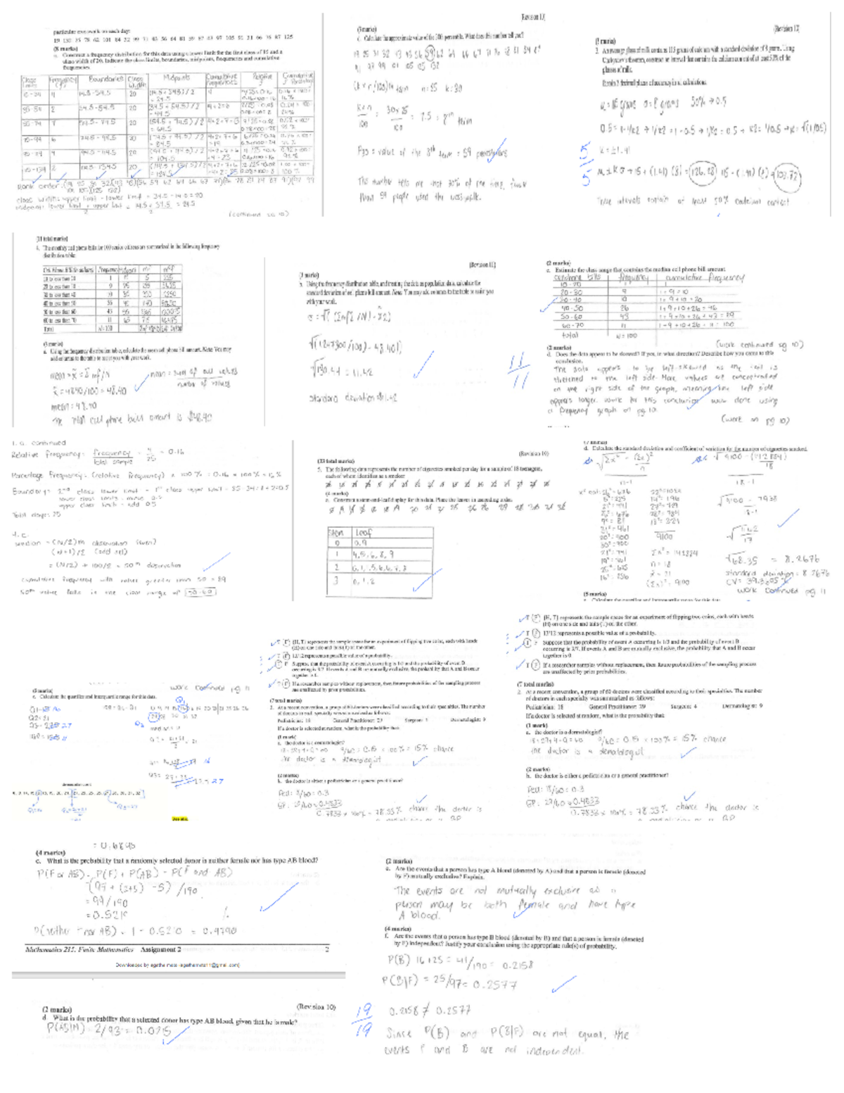 Midterm sheet 1 - Math 215 - Studocu