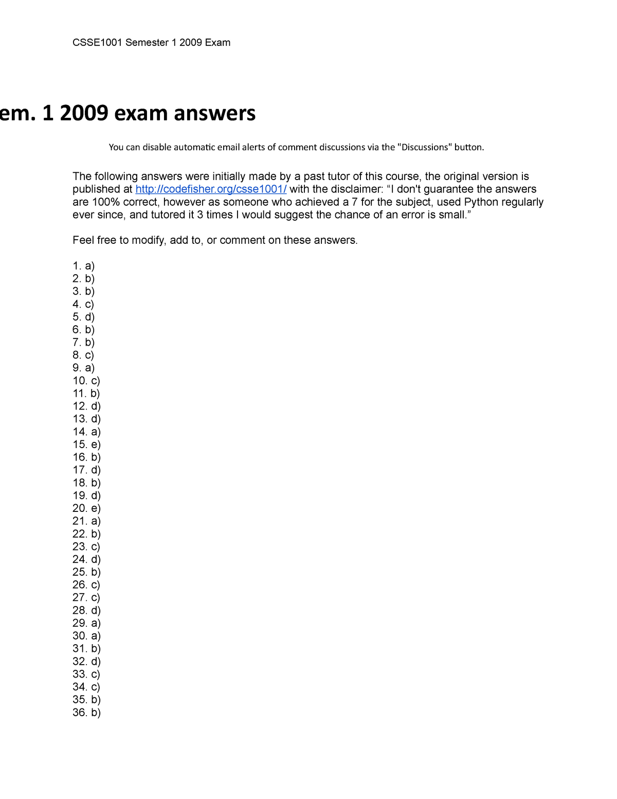 exam-2009-answers-rn-csse1001-semester-1-2009-exam-sem-1-2009-exam