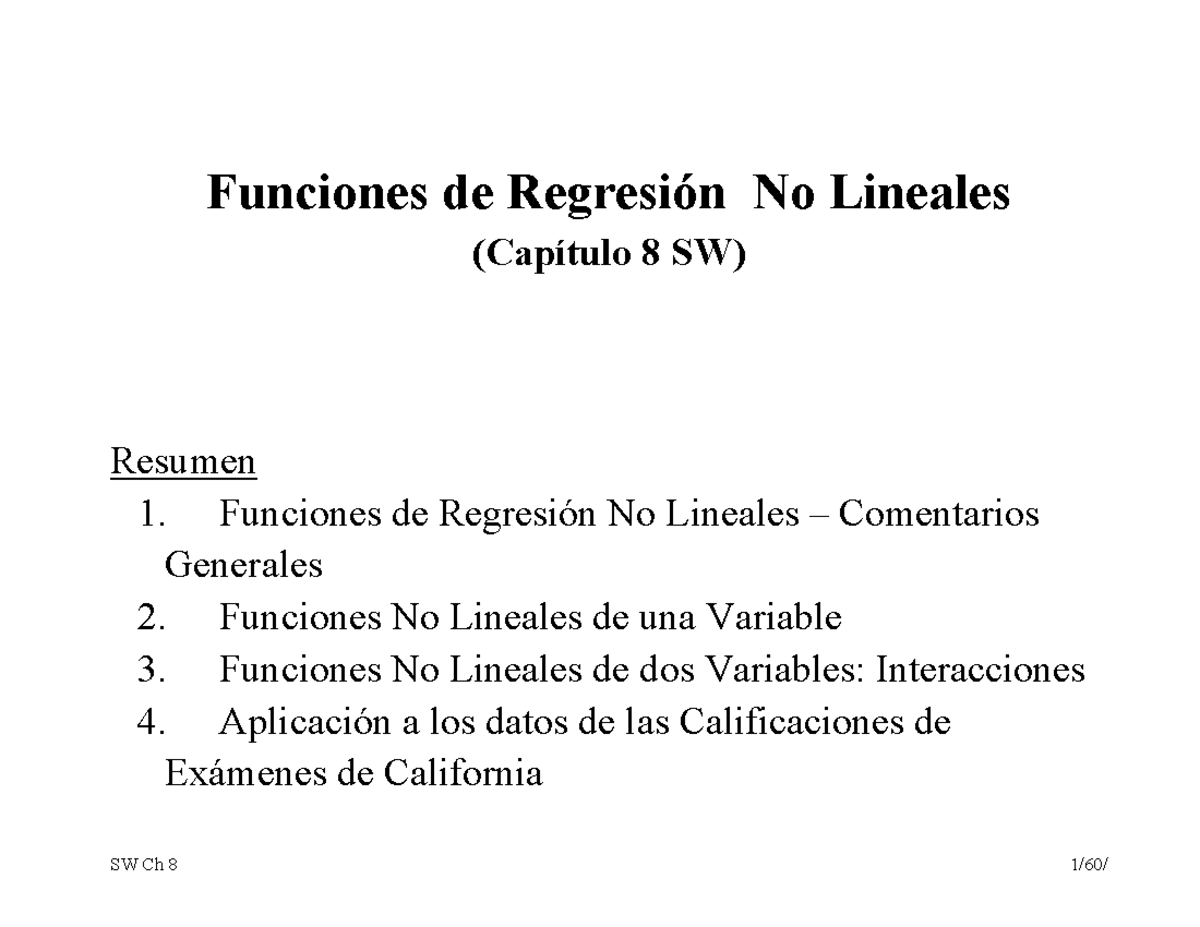 6. SW3e Ch8 Slides GE Spanish 2023 - Econometría - UC3M - Studocu