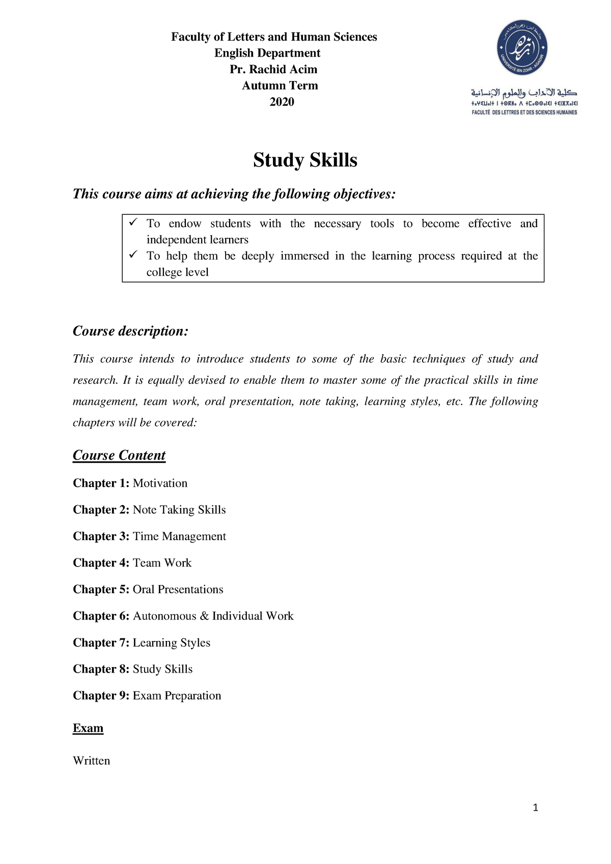 study-skills-2020-prof-faculty-of-letters-and-human-sciences-english