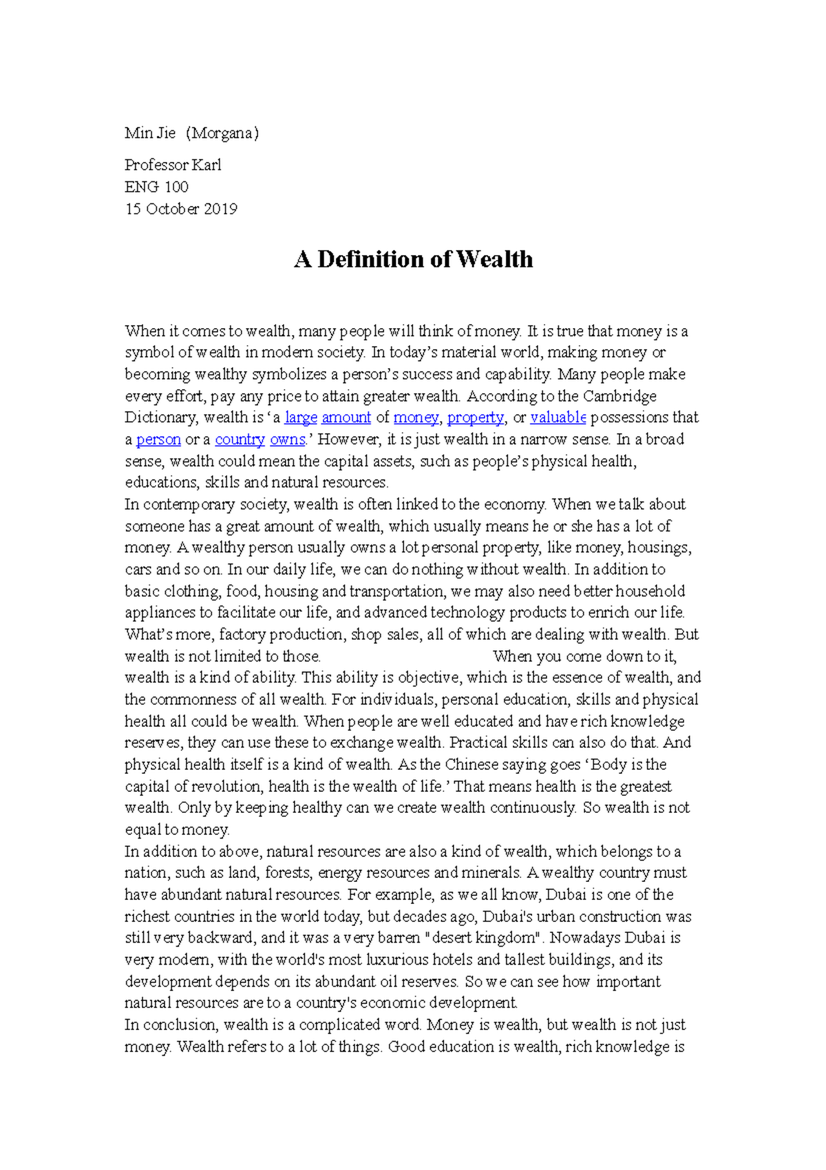 common wealth essay in english