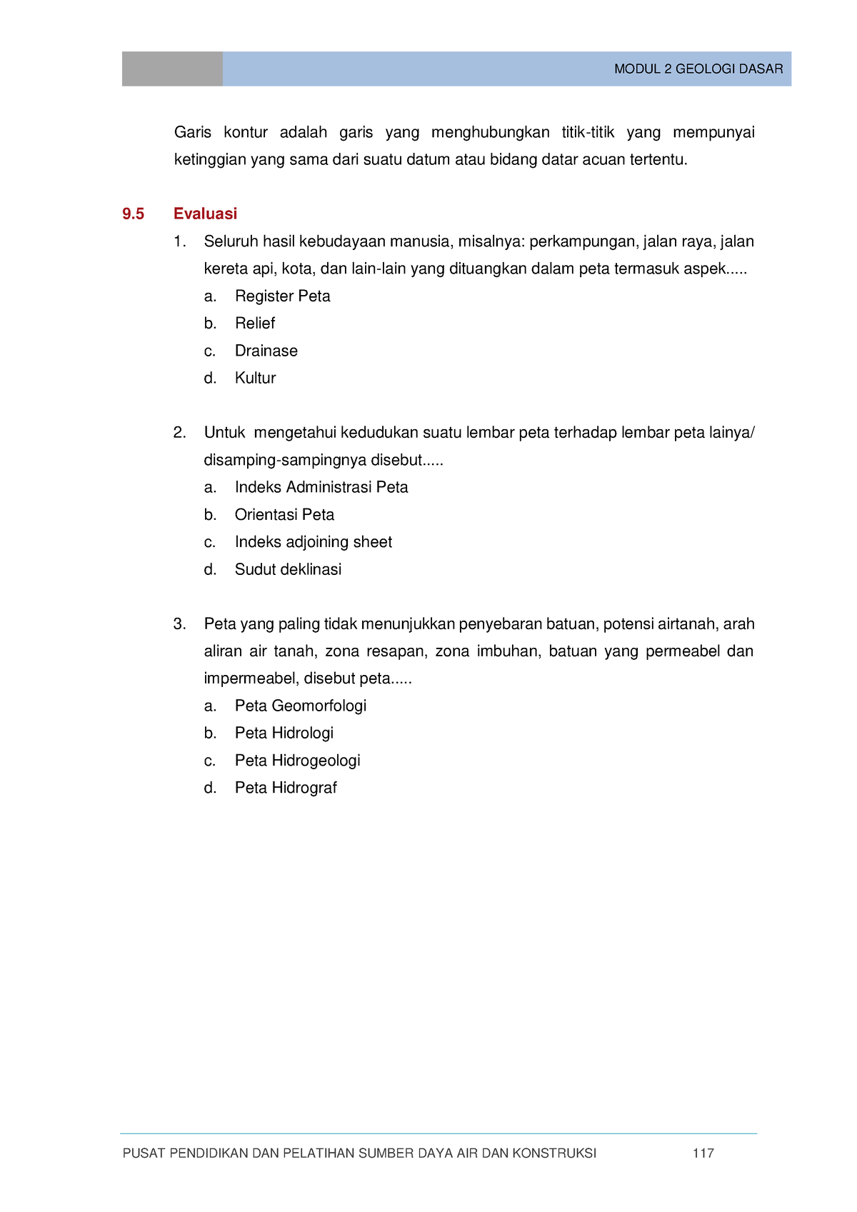 Face0 2 - Tugas Geologi - MODUL 2 GEOLOGI DASAR PUSAT PENDIDIKAN DAN ...