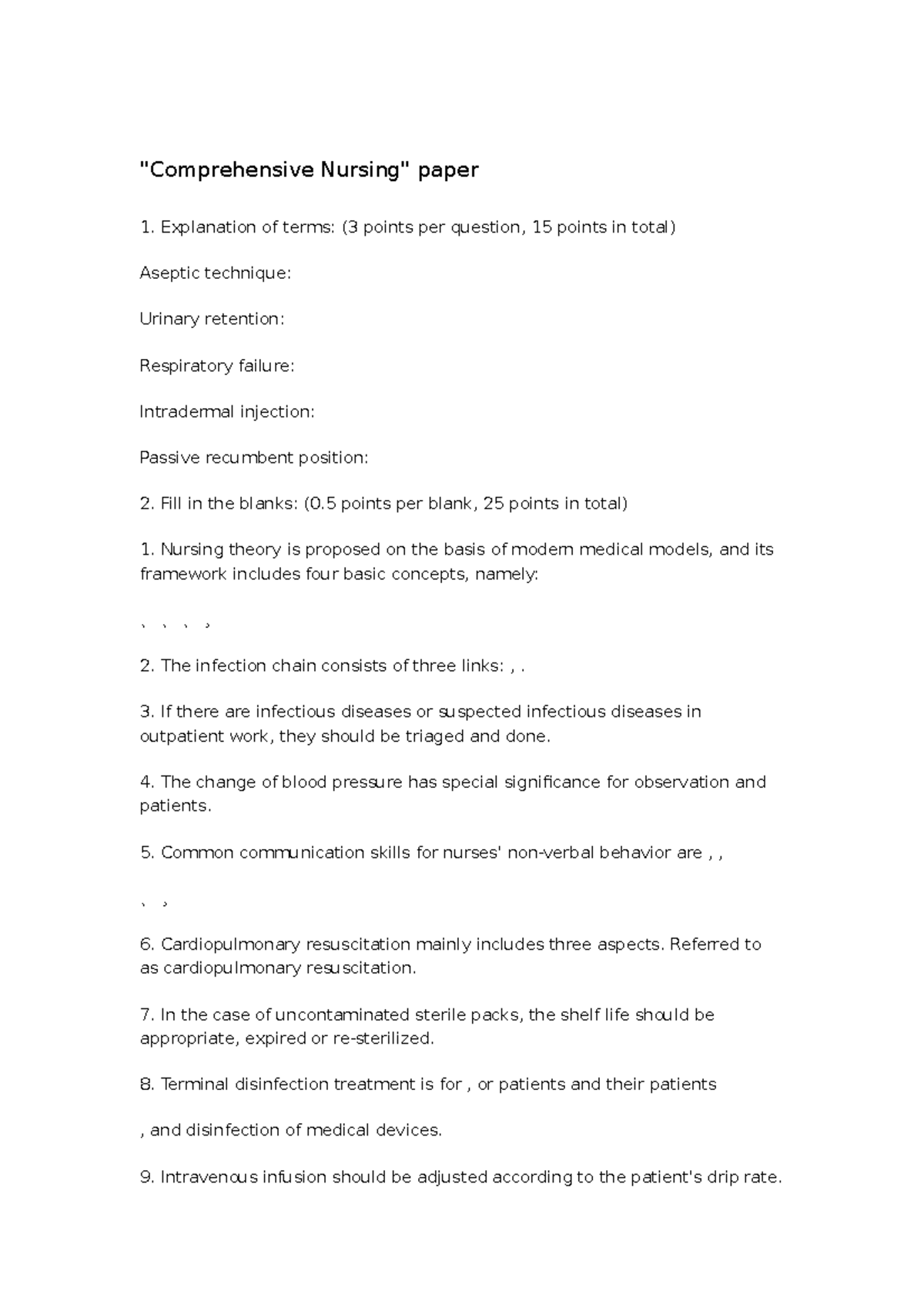 Nursing" paper NURS221 Nursing" paper
