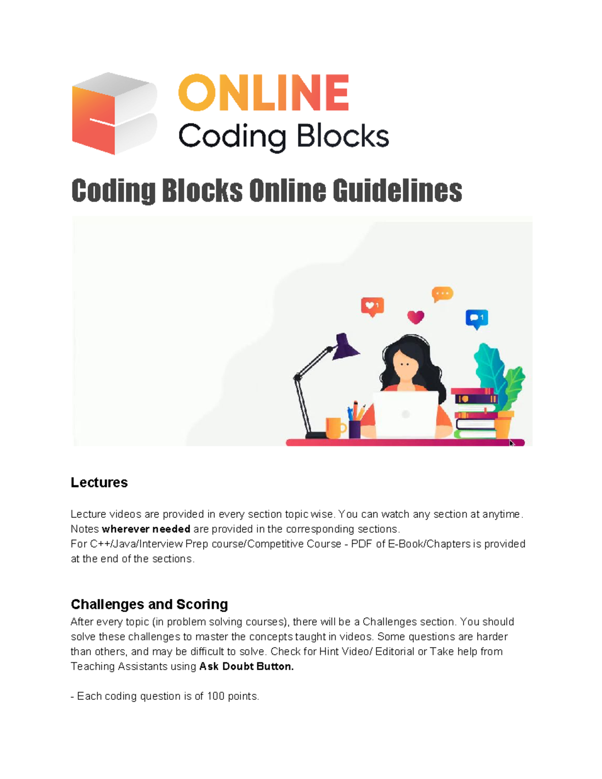 1.Coding Blocks Online Guidelines - Coding Blocks Online Guidelines ...