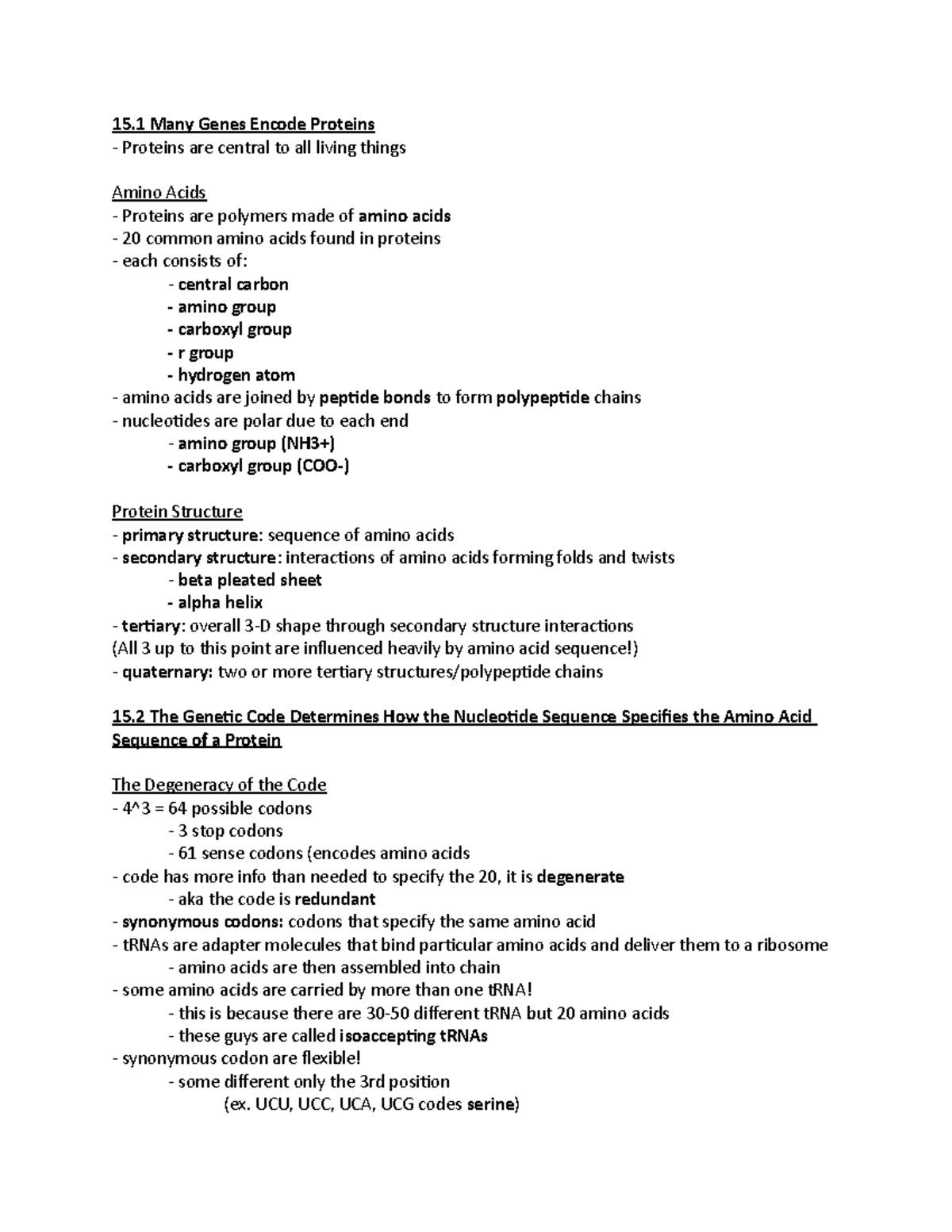 Chapter 15 Transcription in Eukaryotes - 15 Many Genes Encode Proteins ...