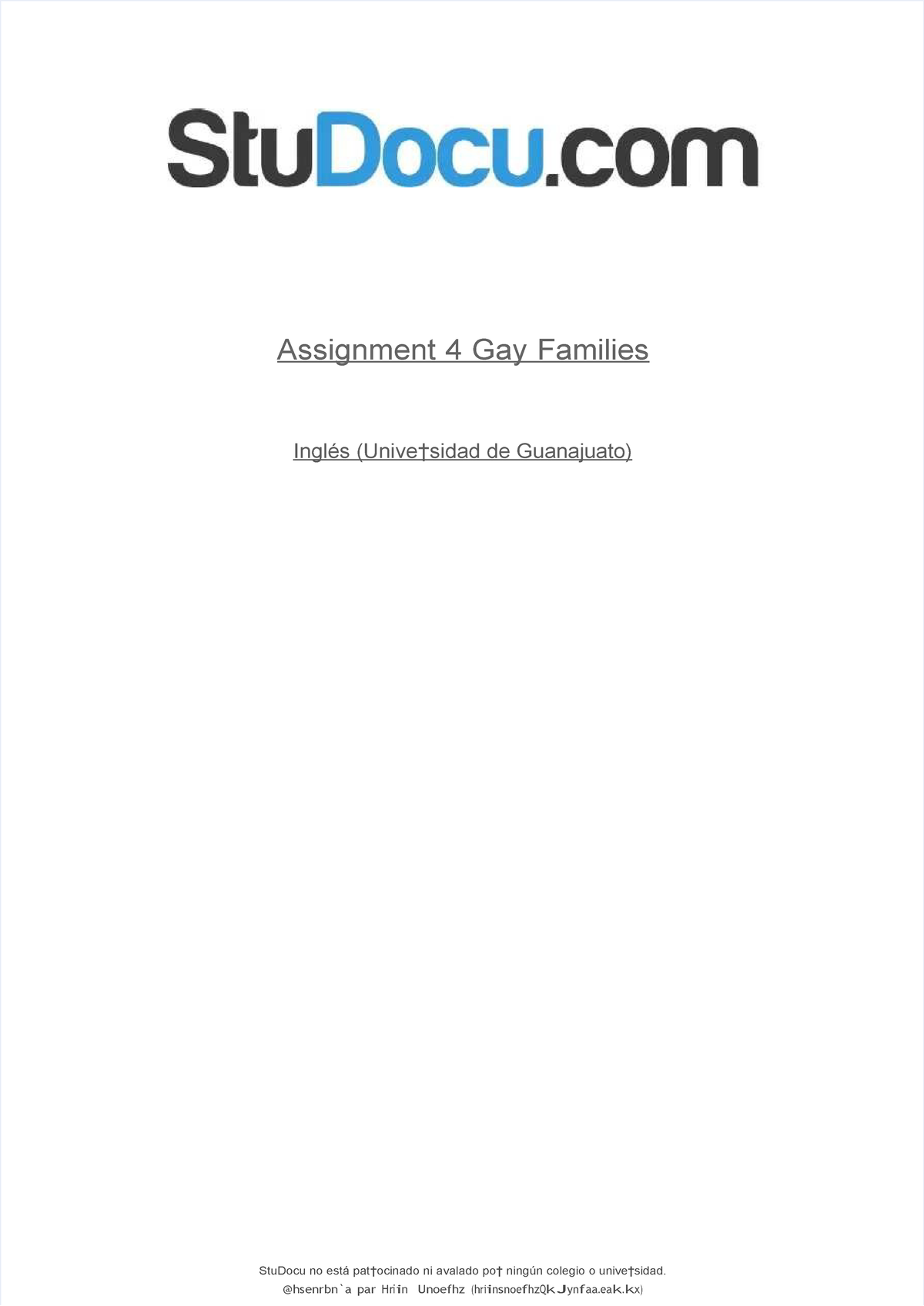 assignment 4 gay families uveg