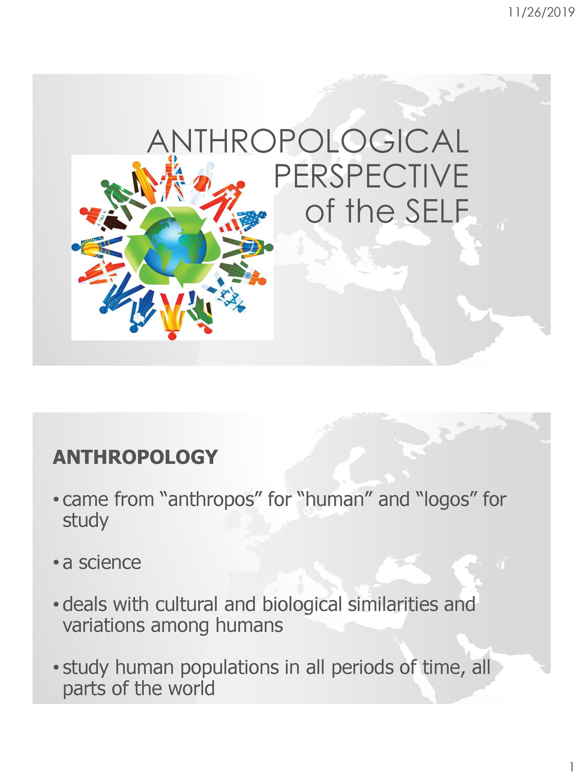 anthropological perspective of the self essay brainly