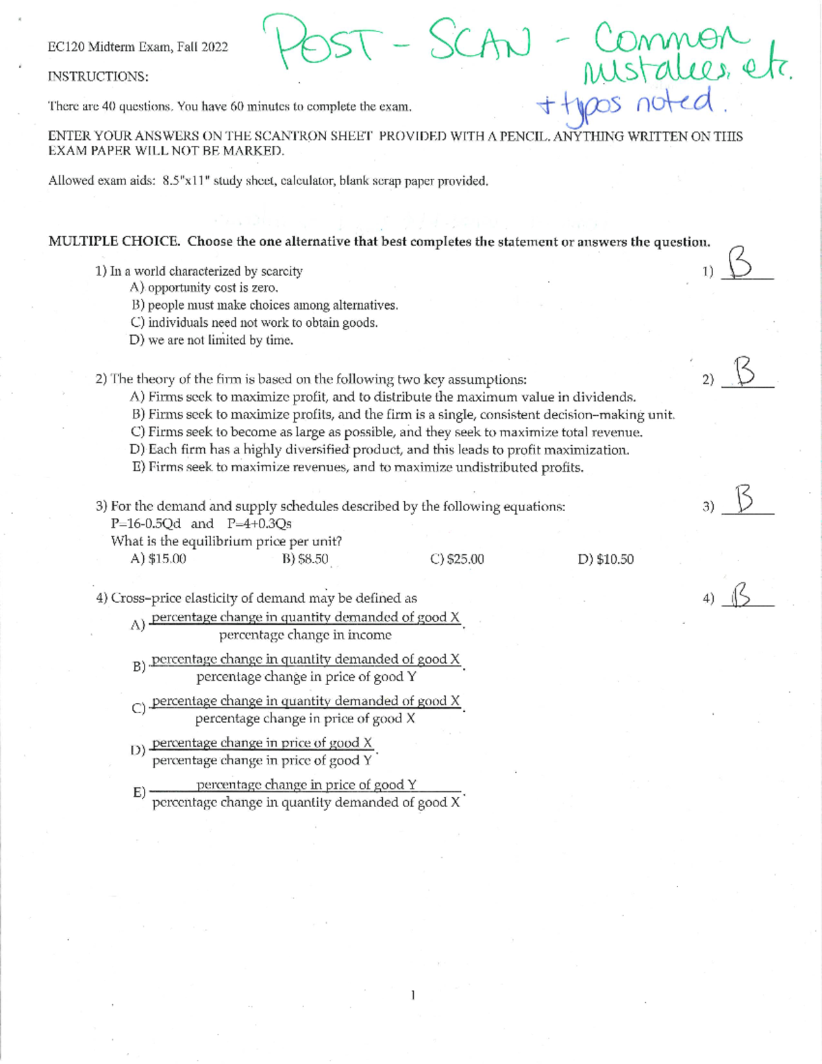 Ec120-midterm-f22 - Mid Exam - Ec 120 - Studocu