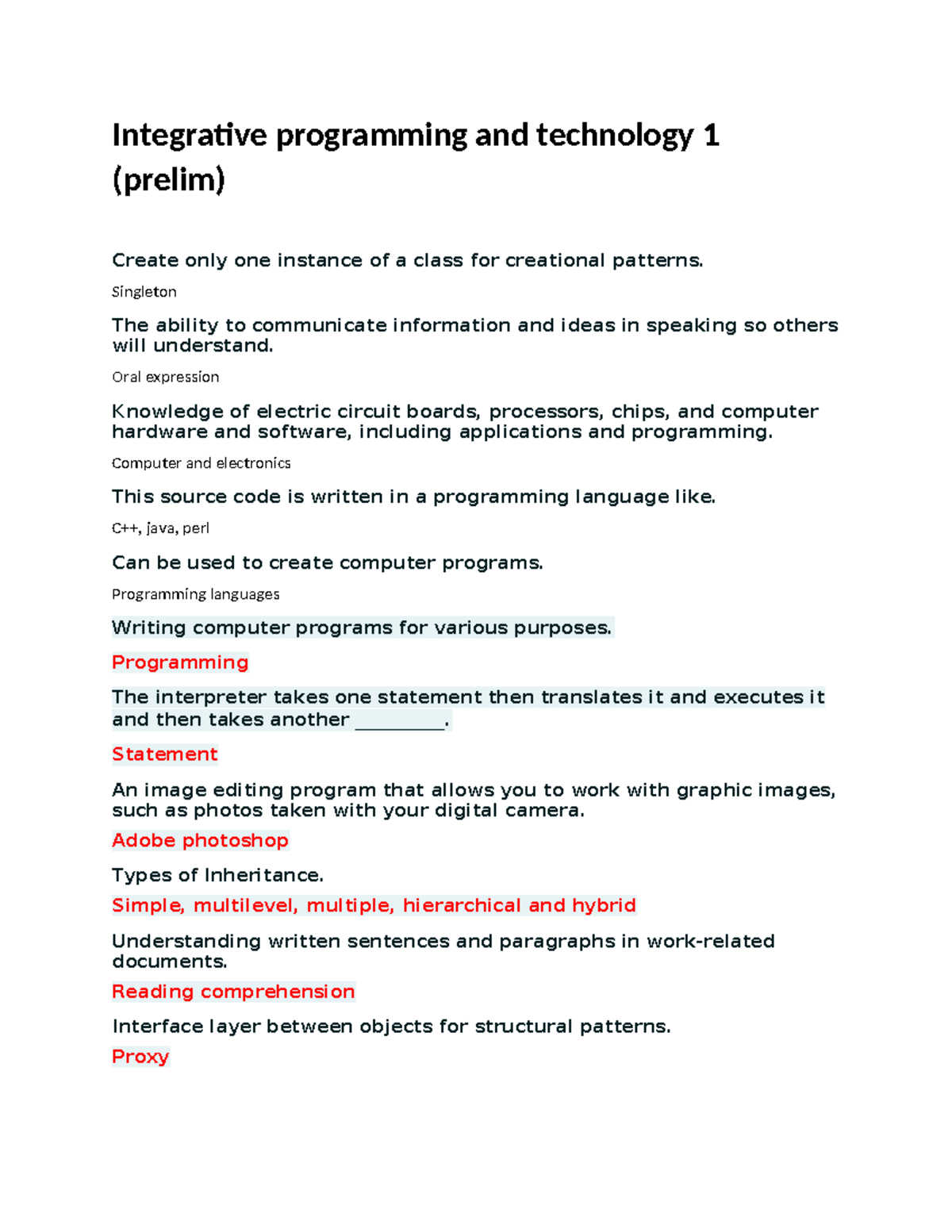 Integrative Programming And Technology 1 - Copy - Integrative ...