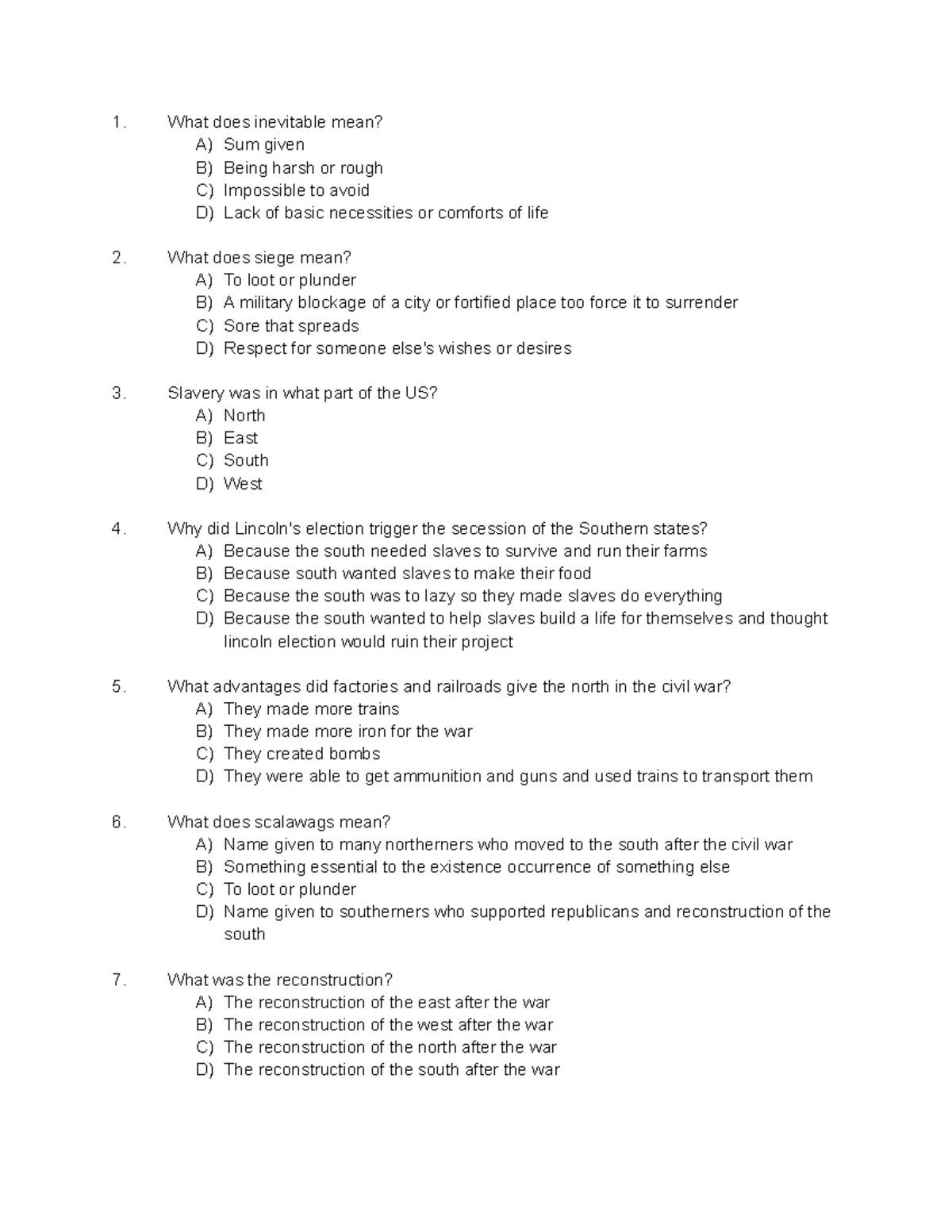 us-history-exam-kjnk-what-does-inevitable-mean-a-sum-given-b