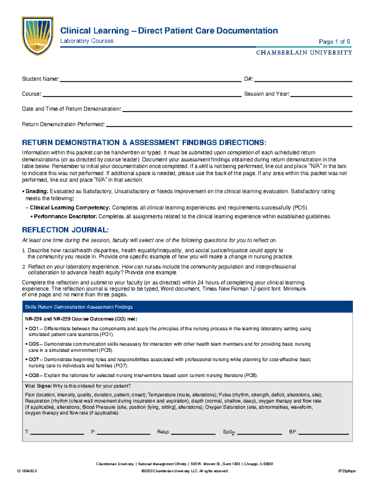 LAB DPCD - To help u pass - Laboratory Courses Page 1 of 6 ...