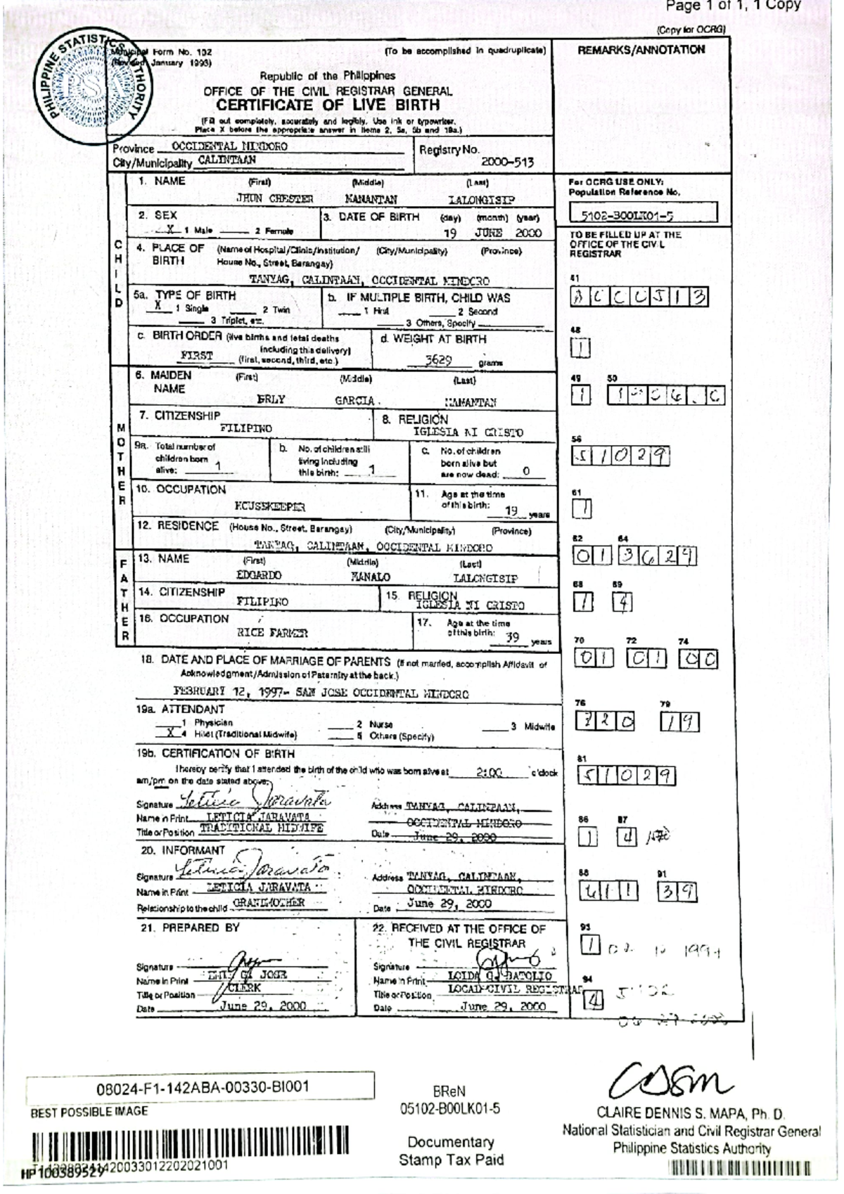 Lalongisip - Just for unlocking - Page 1 of 1, 1 Copy (Copy for OCRG ...