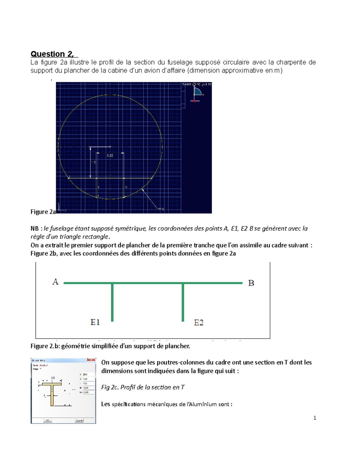 Resumé de la matière-3 - GMC - Question 2, La figure 2a illustre le ...