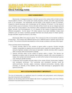 General Concepts AND STS Historical Developments - DEVELOPMENTS Science ...