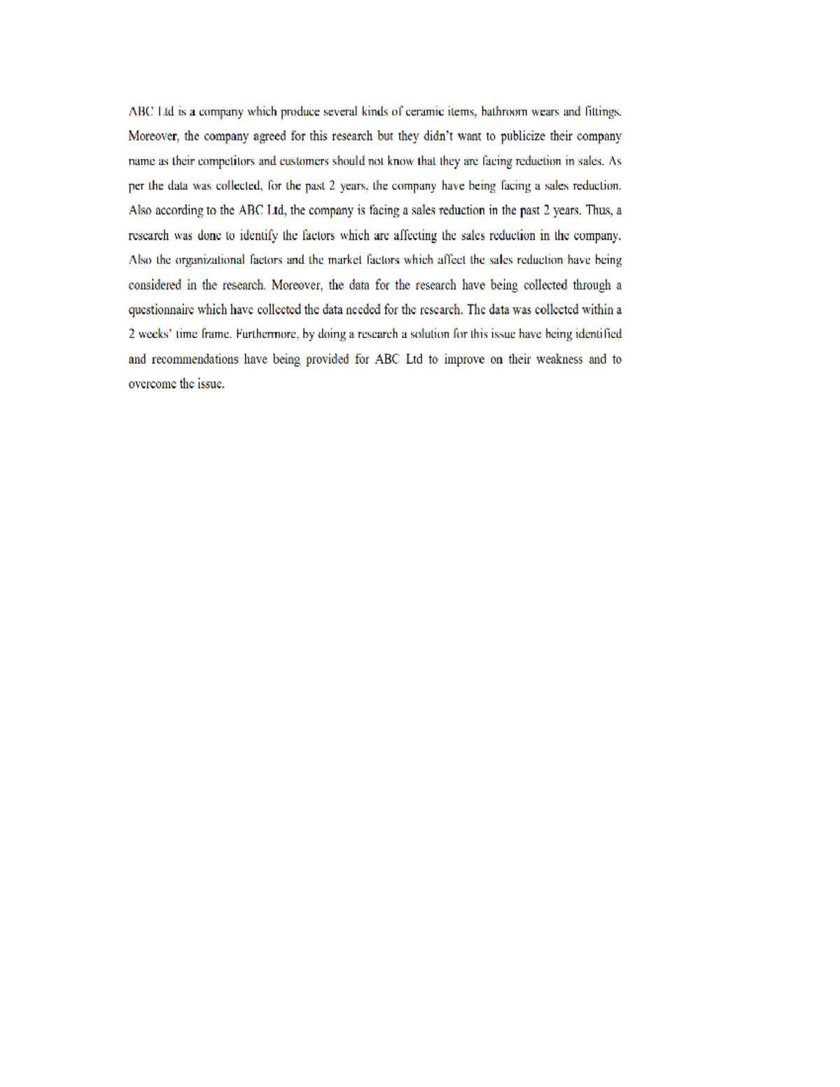 EX Problem statement - Business Analytics - Studocu