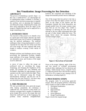 Progress report Project 2 CSCI 440 - Project 2 - Finding the Box ...