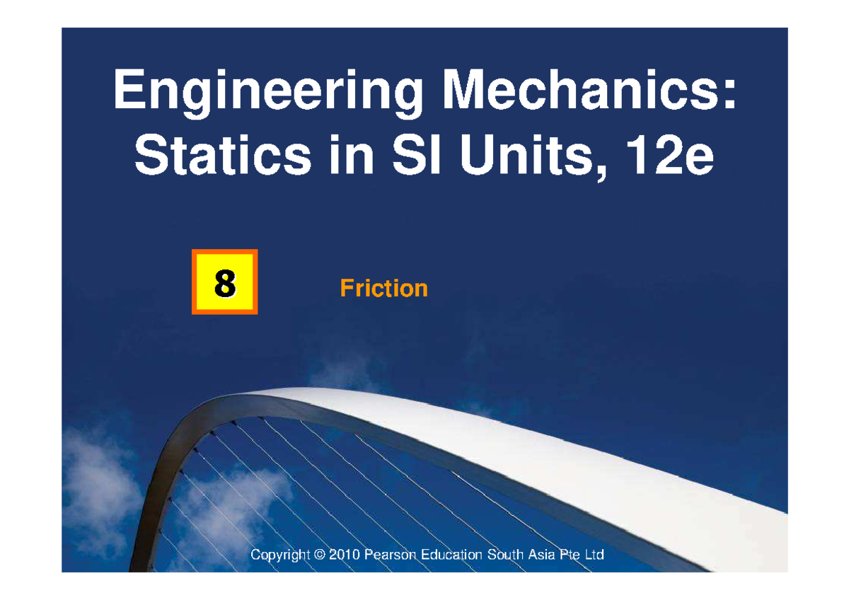 Chapter 8 - Textbook notes - Friction 88 Engineering Mechanics: Statics ...