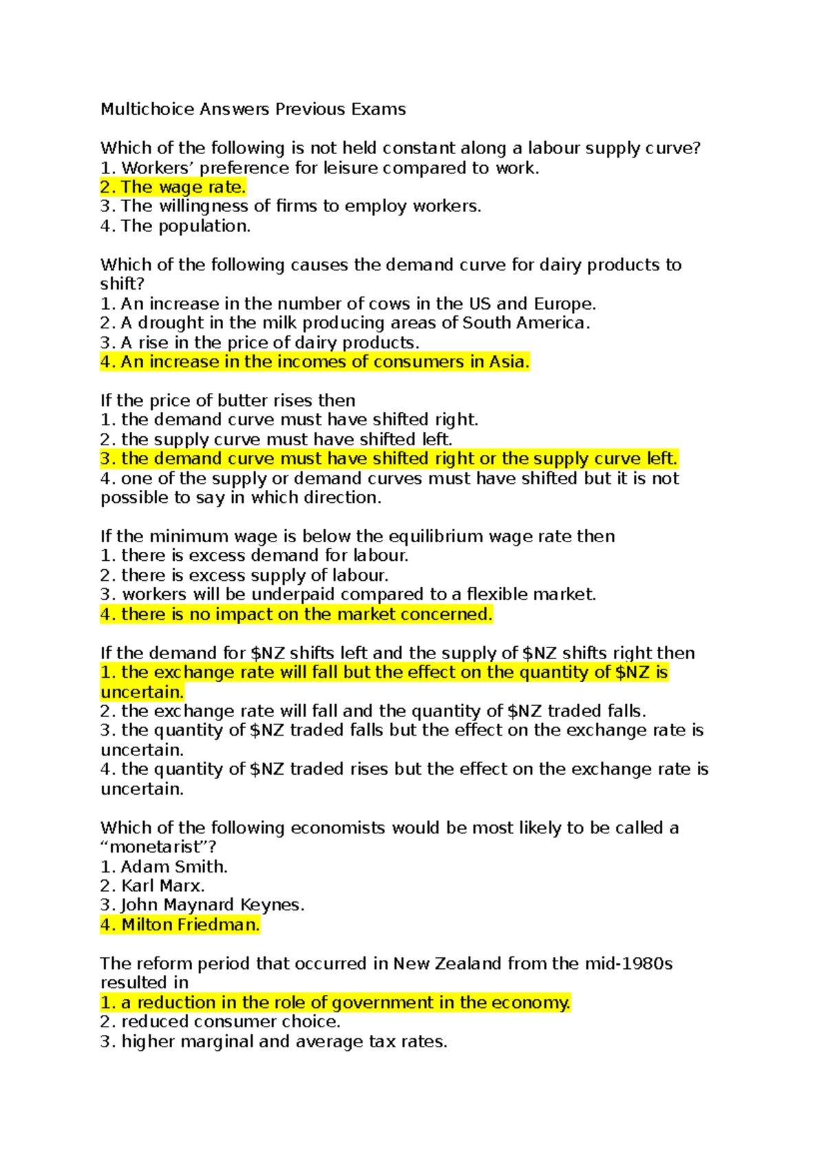 Multichoice previous exams - Multichoice Answers Previous Exams Which ...