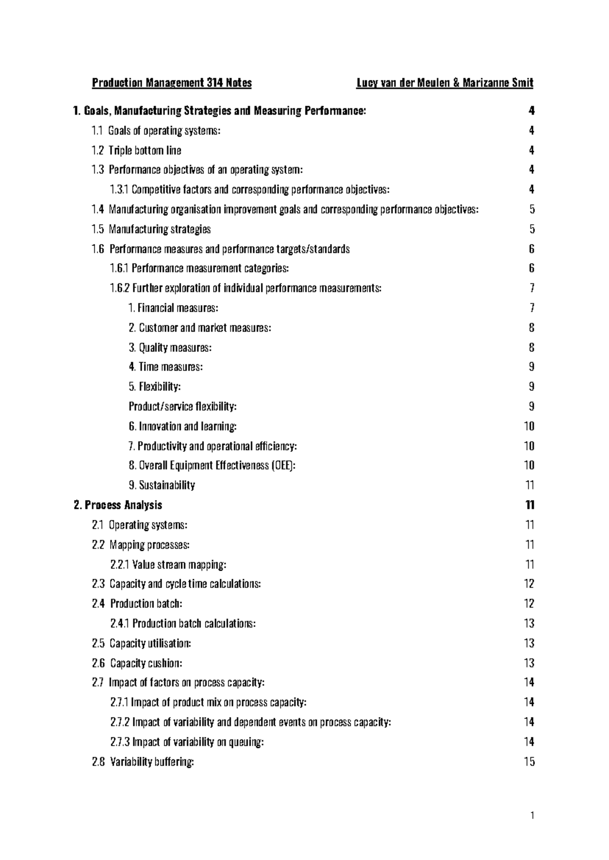 Production Management 314 notes Term 1 lucy - Production Management 314 ...