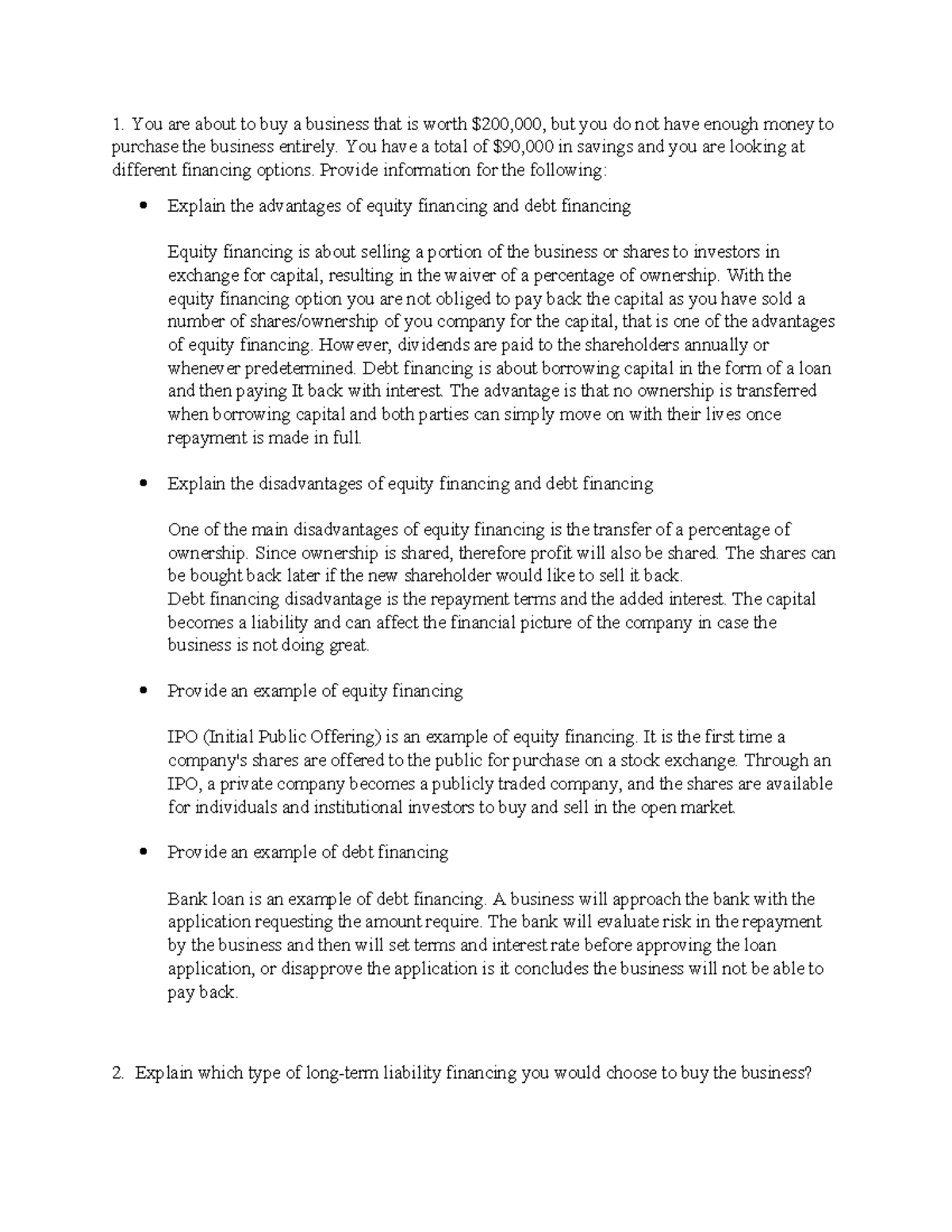 LJ 7 basic acc - learning journal - You are about to buy a business ...