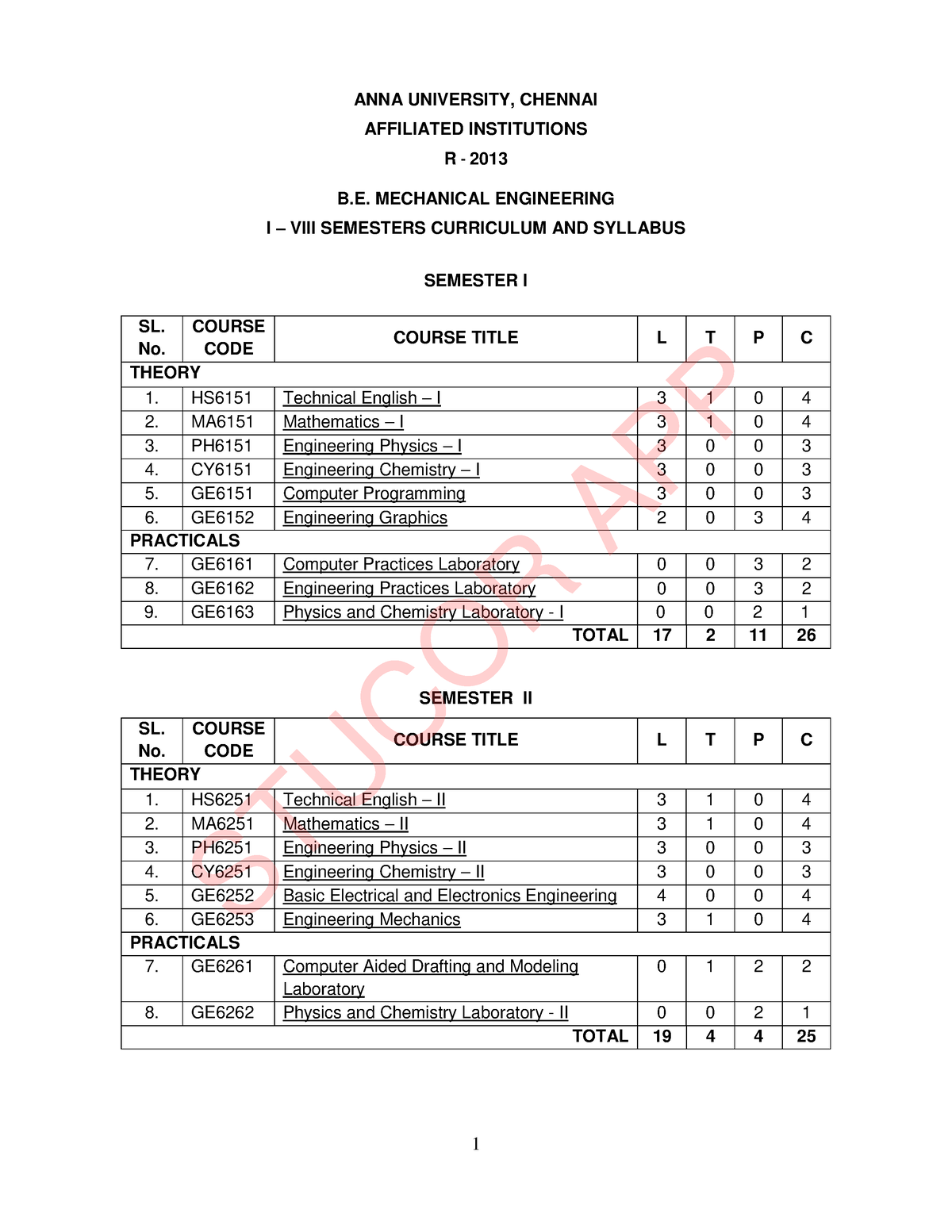 Syllabus Mech2013 - Uploaded - ANNA UNIVERSITY, CHENNAI AFFILIATED ...