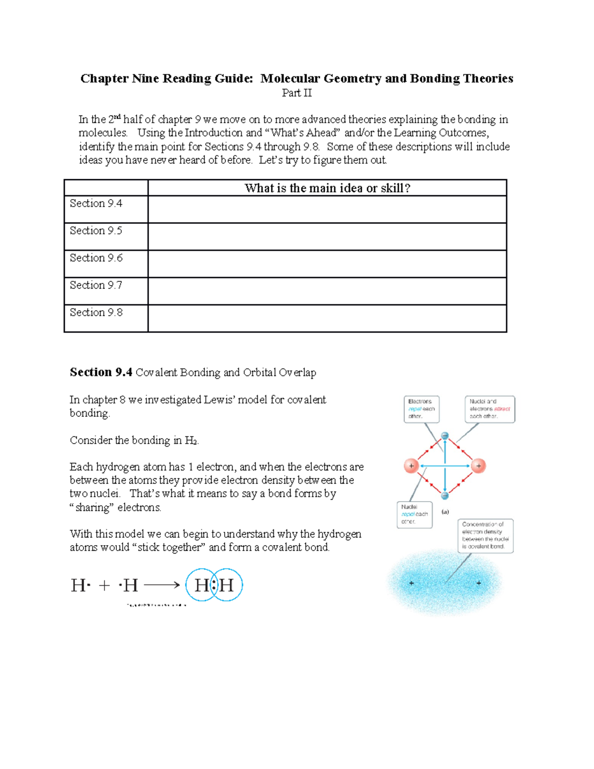 Chapter+9+reading+guide-Part+2+ - Chapter Nine Reading Guide: Molecular ...