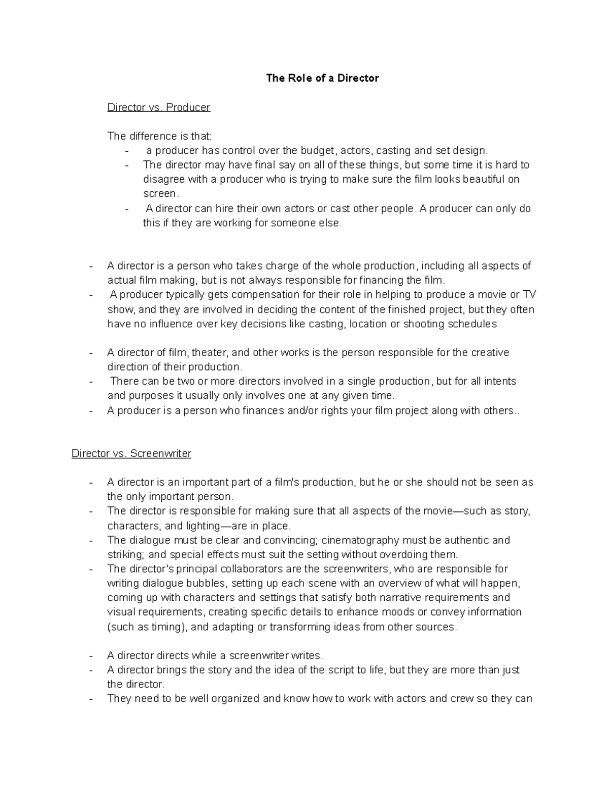 the-role-of-a-director-the-role-of-a-director-director-vs-producer