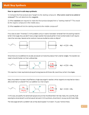 Lecture 14 - Professor Shabbir. OCHEM 2 - Lecture 14 7 To Iii A H E It ...