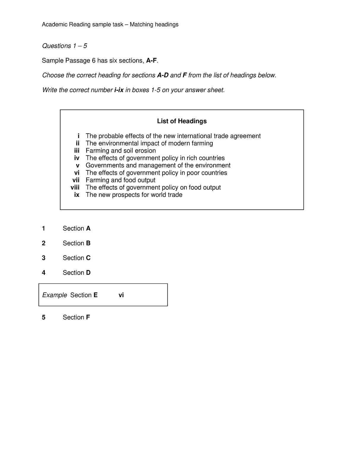 115016-academic-reading-sample-task-matching-headings-2-questions-1