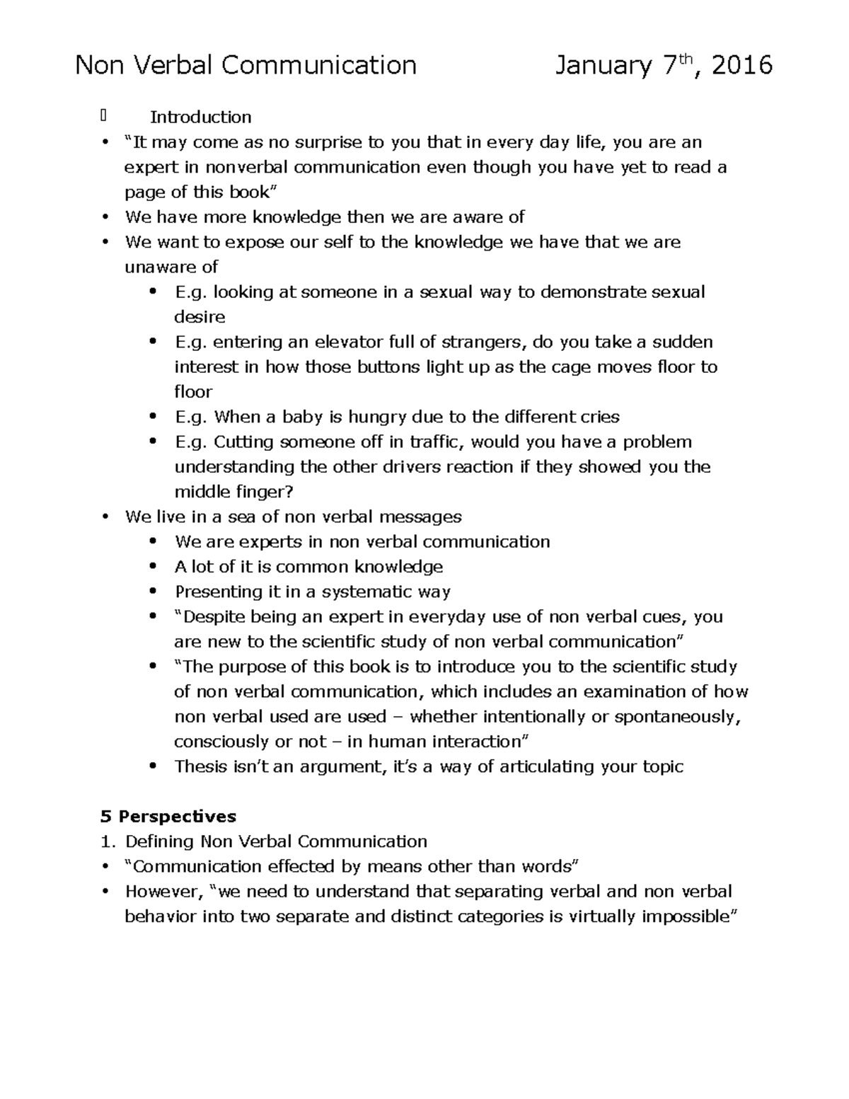 non-verbal-communication-class-notes-non-verbal-communication-january