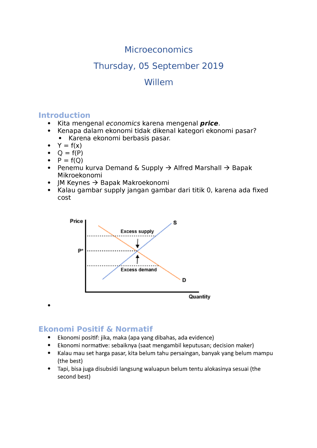 Micro 01 5 September 2019 Essentials Of Microeconomics Microeconomics Thursday 05 September Studocu