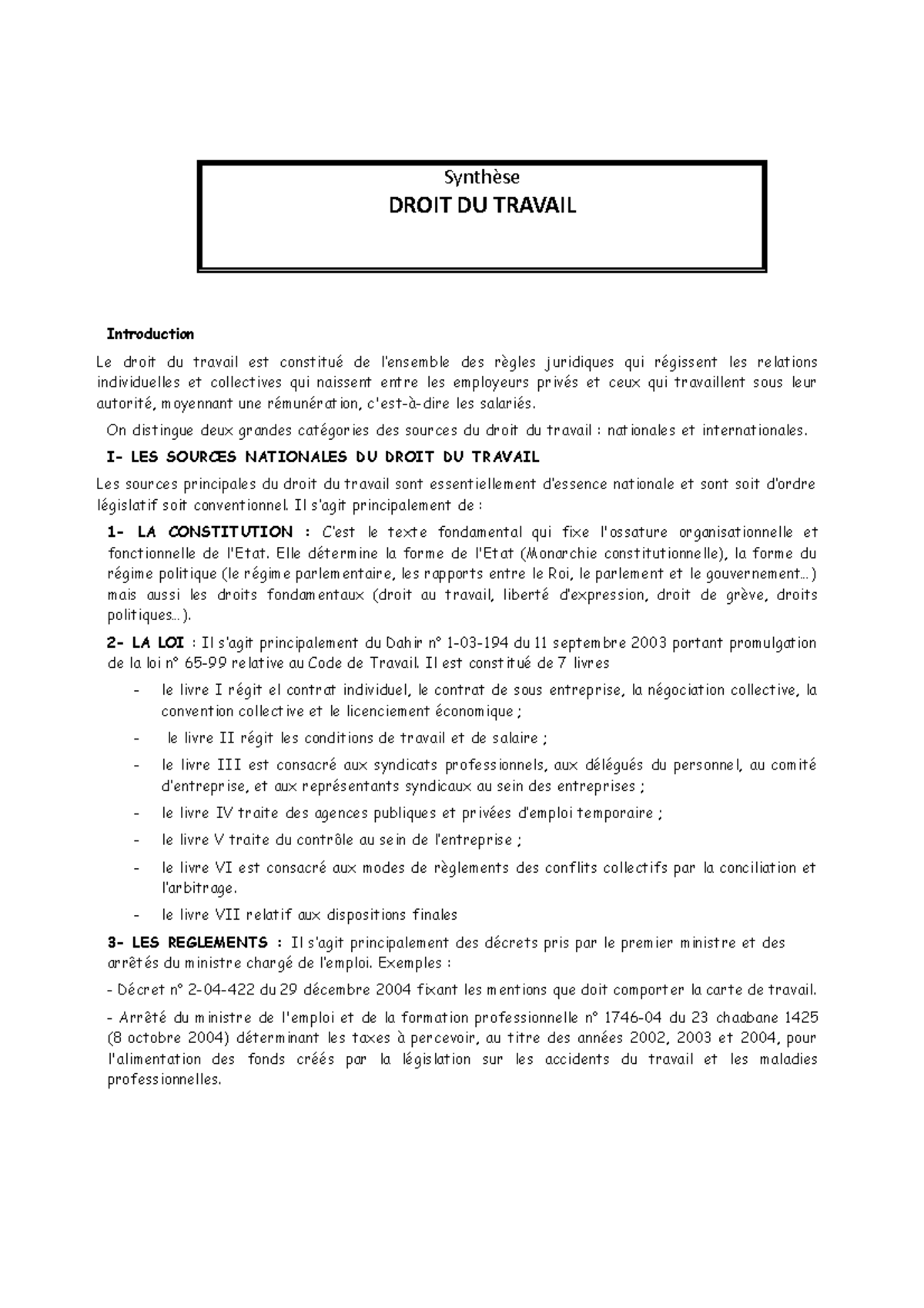 droit-du-travail-2021-mr-el-hilali-synth-se-droit-du-travail