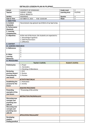 Classroom Activity Design Plan - LC: Discuss appropriate activities for ...