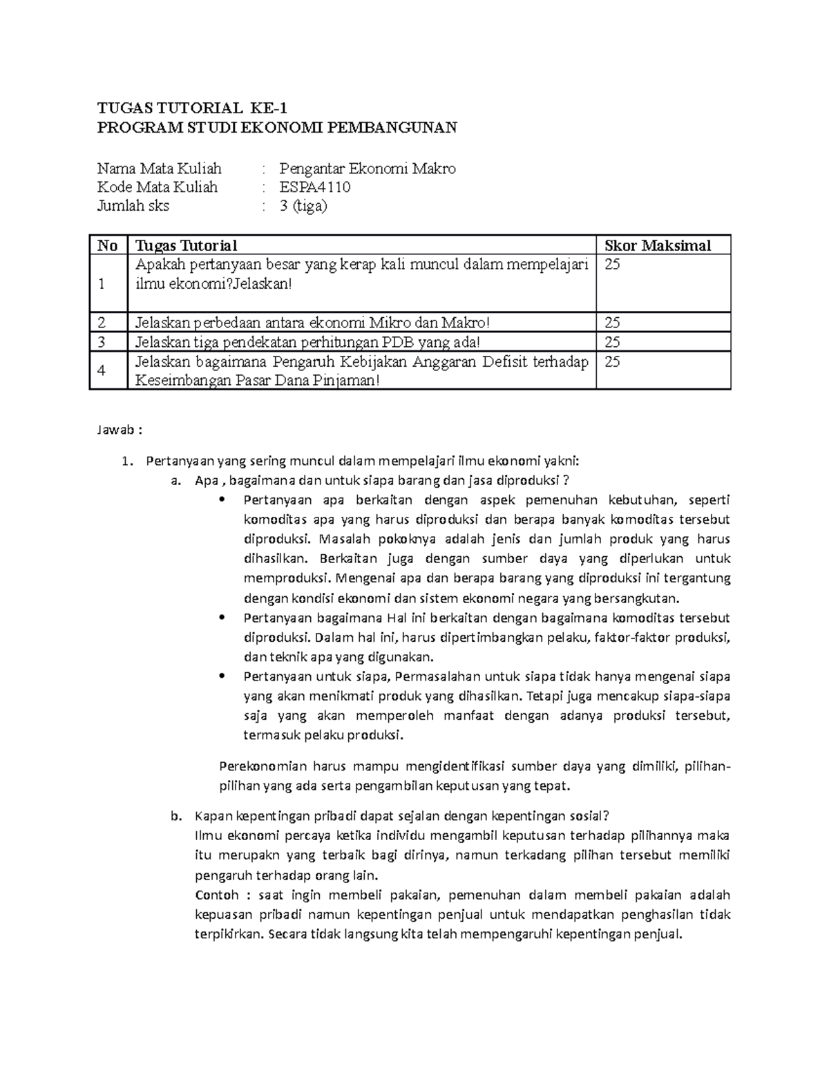 Tugas Tutorial 1 ESPA40110 PE Makro - TUGAS TUTORIAL KE- 1 PROGRAM ...