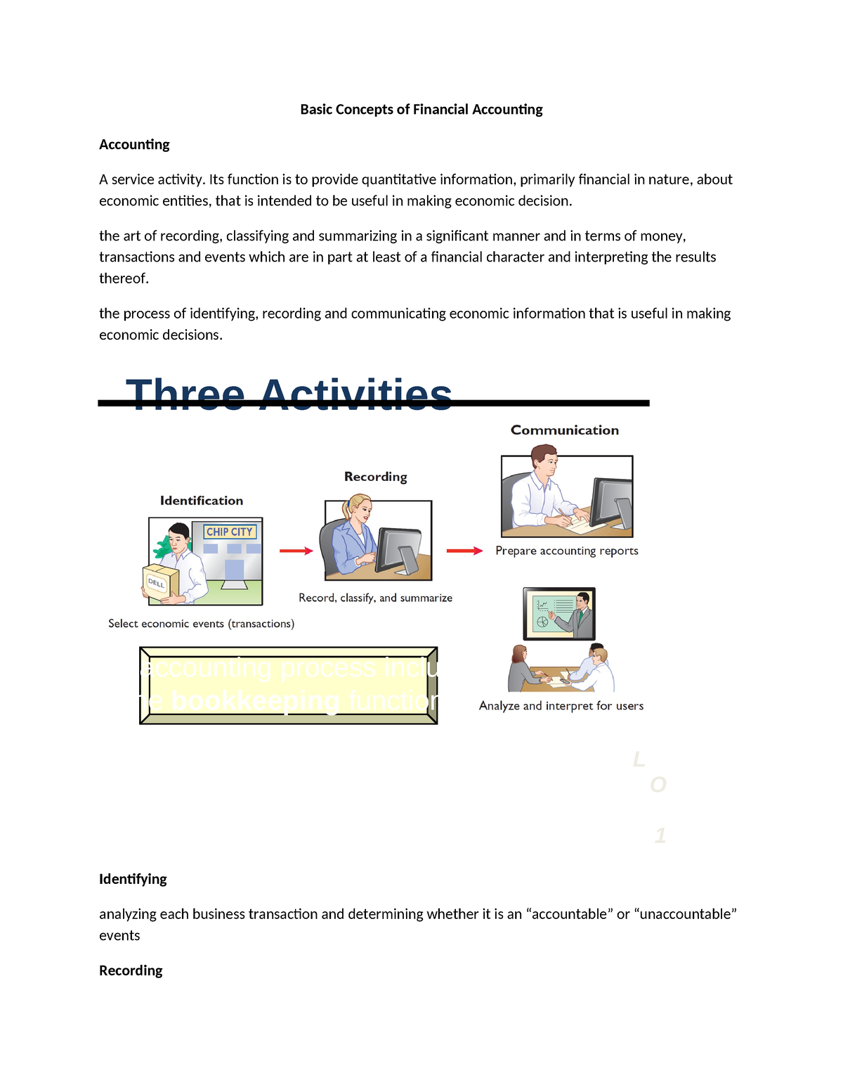 Basic Concepts of Financial Accounting - Basic Concepts of Financial ...