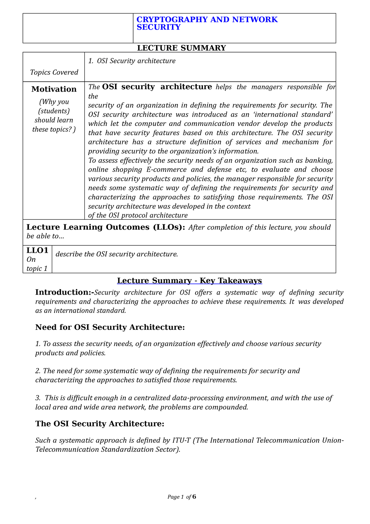 osi-security-architecture-the-osi-security-architecture-was