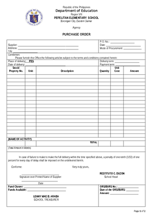 Inspection AND Acceptance Report - INSPECTION AND ACCEPTANCE REPORT ...