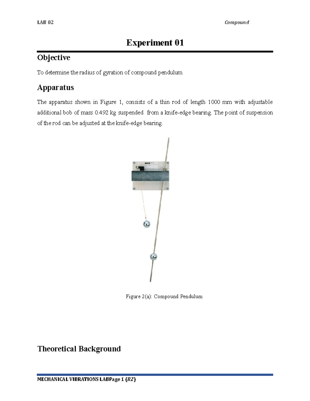 Lab manual 1 To determine the time period using simple or compound