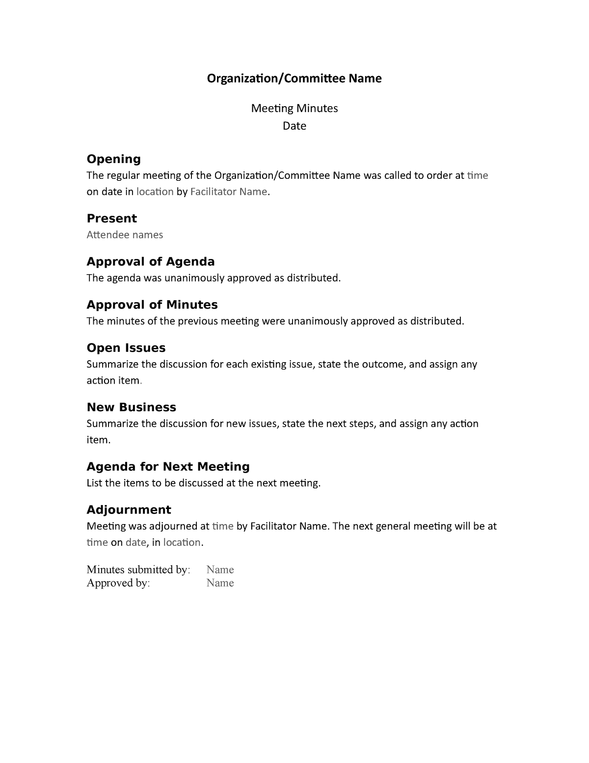 meeting-minutes-template-organization-committee-name-meeting-minutes